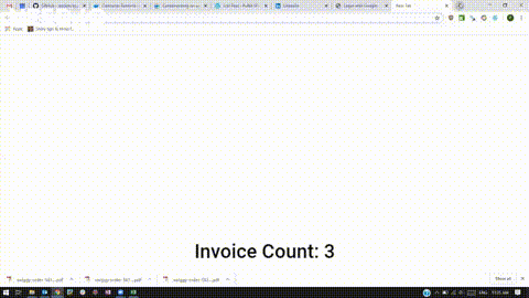 Automated Swiggy Invoice Download GIF